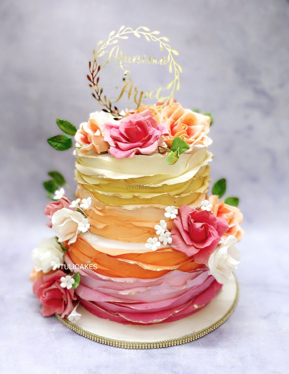 Photo of Colorful wedding cake