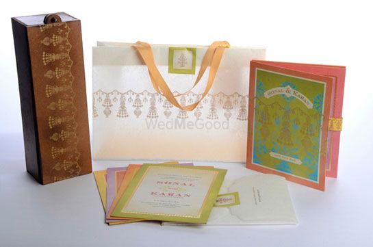 Photo of Turmeric Ink Invitations and Stationery