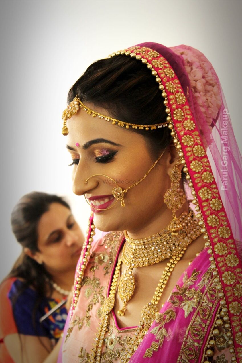 Photo of bridal makeup look