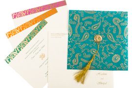 Indian wedding cards