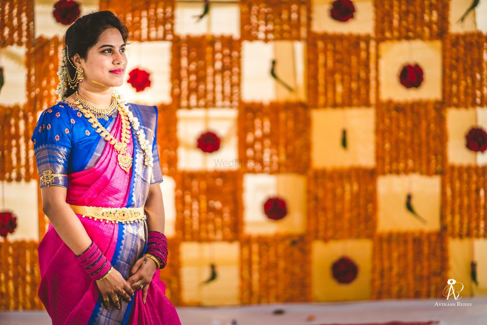 Photo of south indian bridal saree