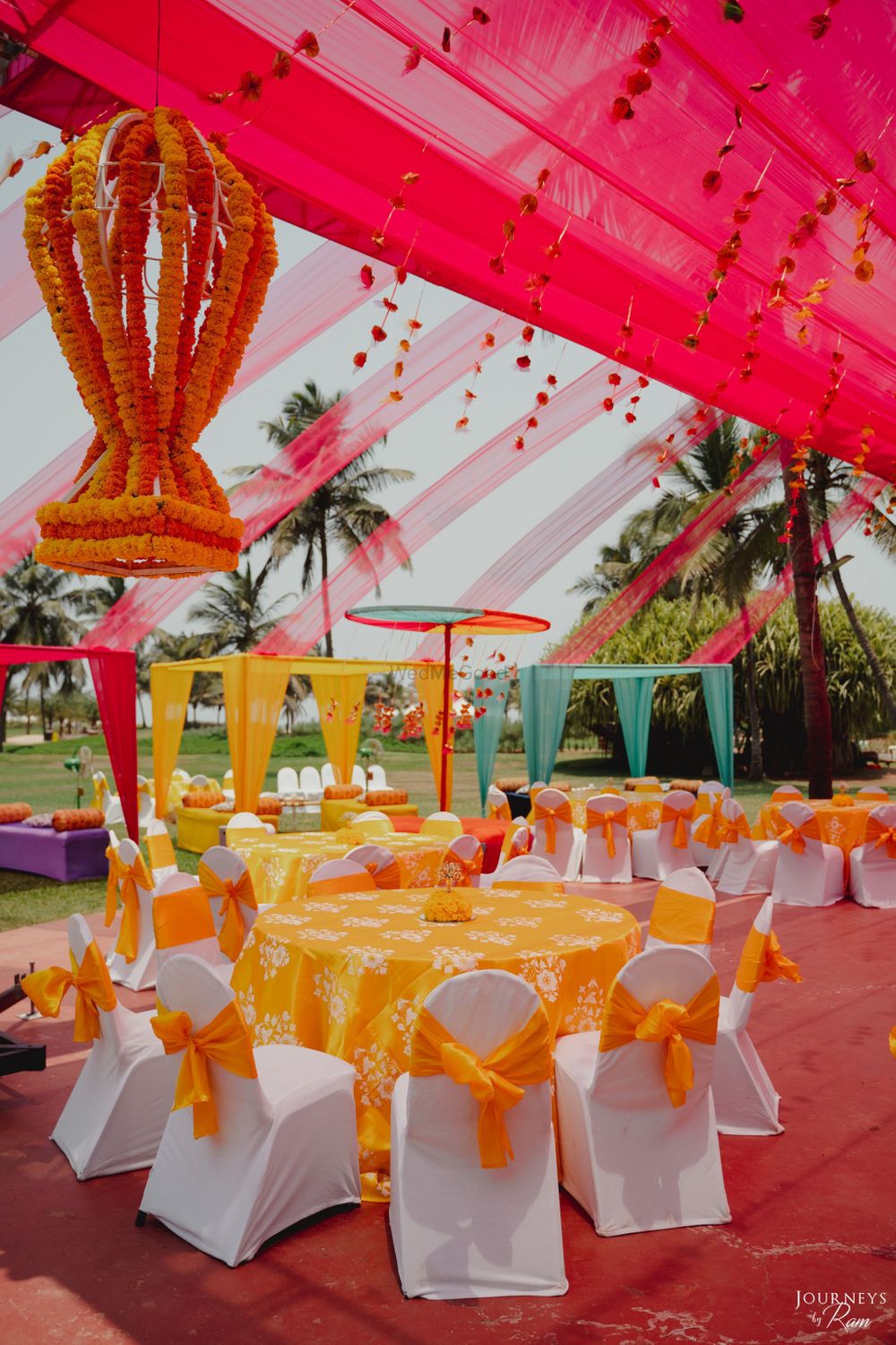 Photo of Outdoor seating for Mehendi