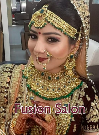 Photo By Fusion Salon - Bridal Makeup