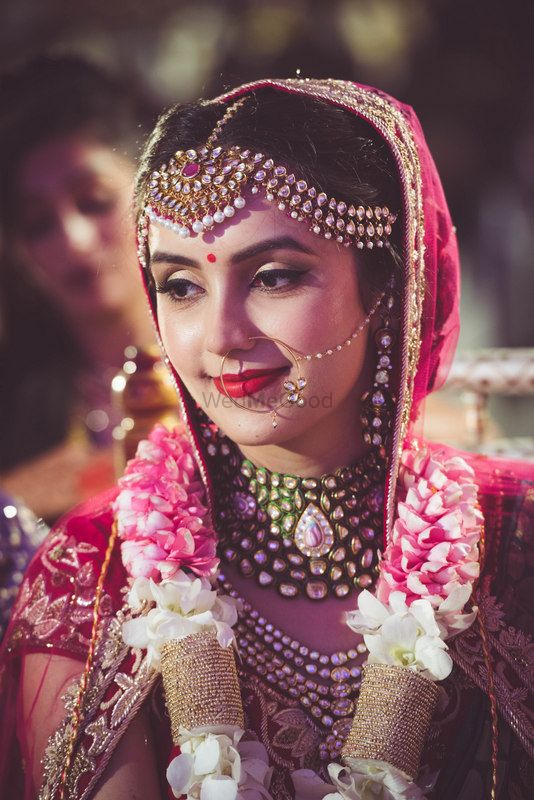 Photo of Maang Tikka on Indian bride