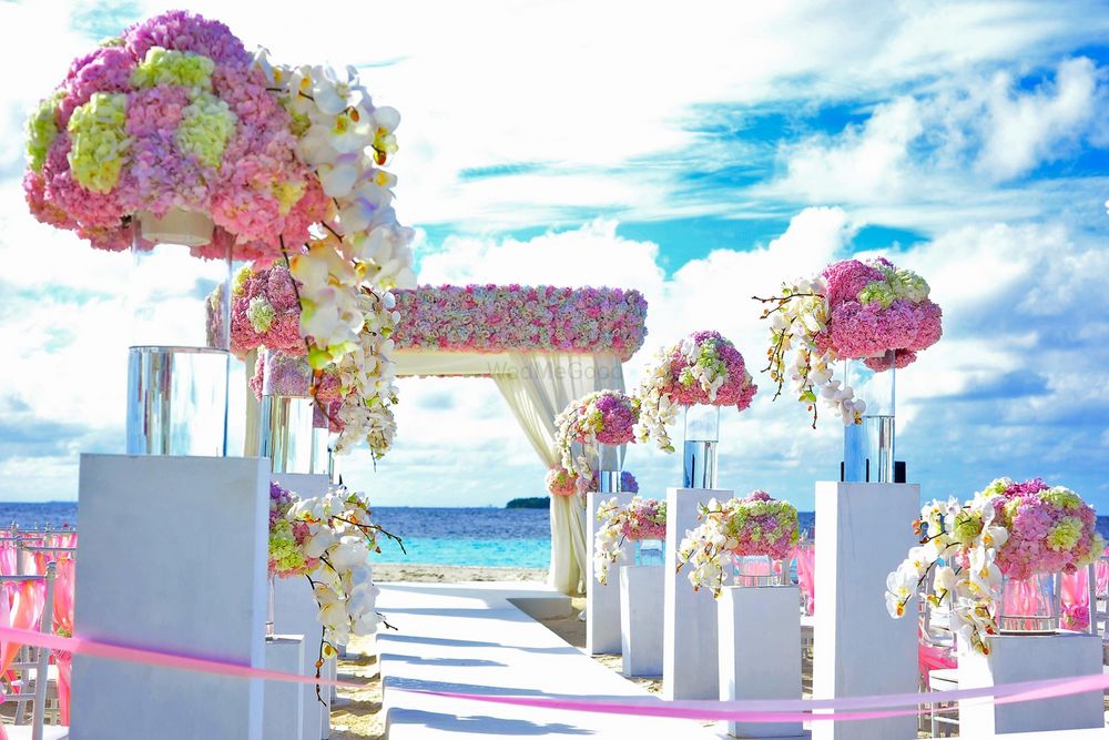 Photo of Beach wedding floral decor ideas