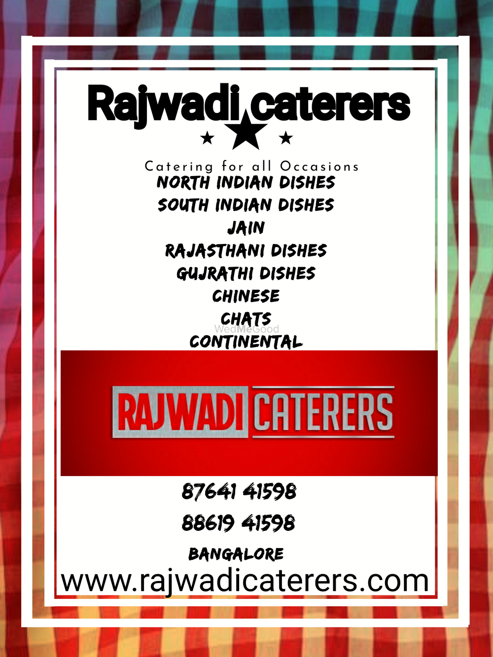 Photo By Rajwadi Caterers Bangalore - Catering Services