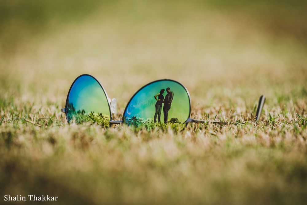 Photo of Honeymoon sunglasses reflection shot