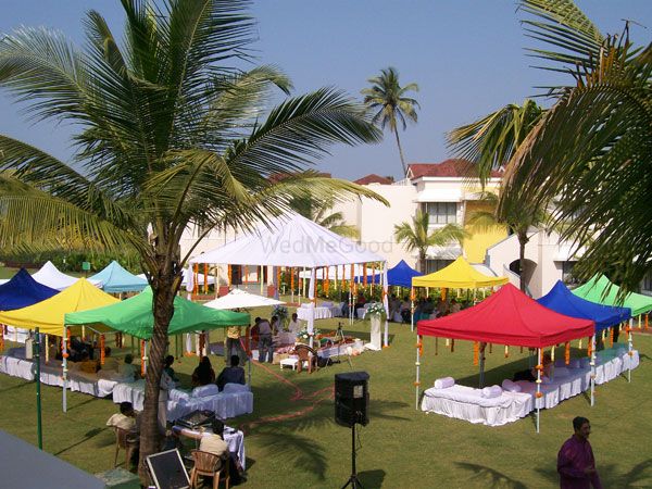 Photo of colourful huts