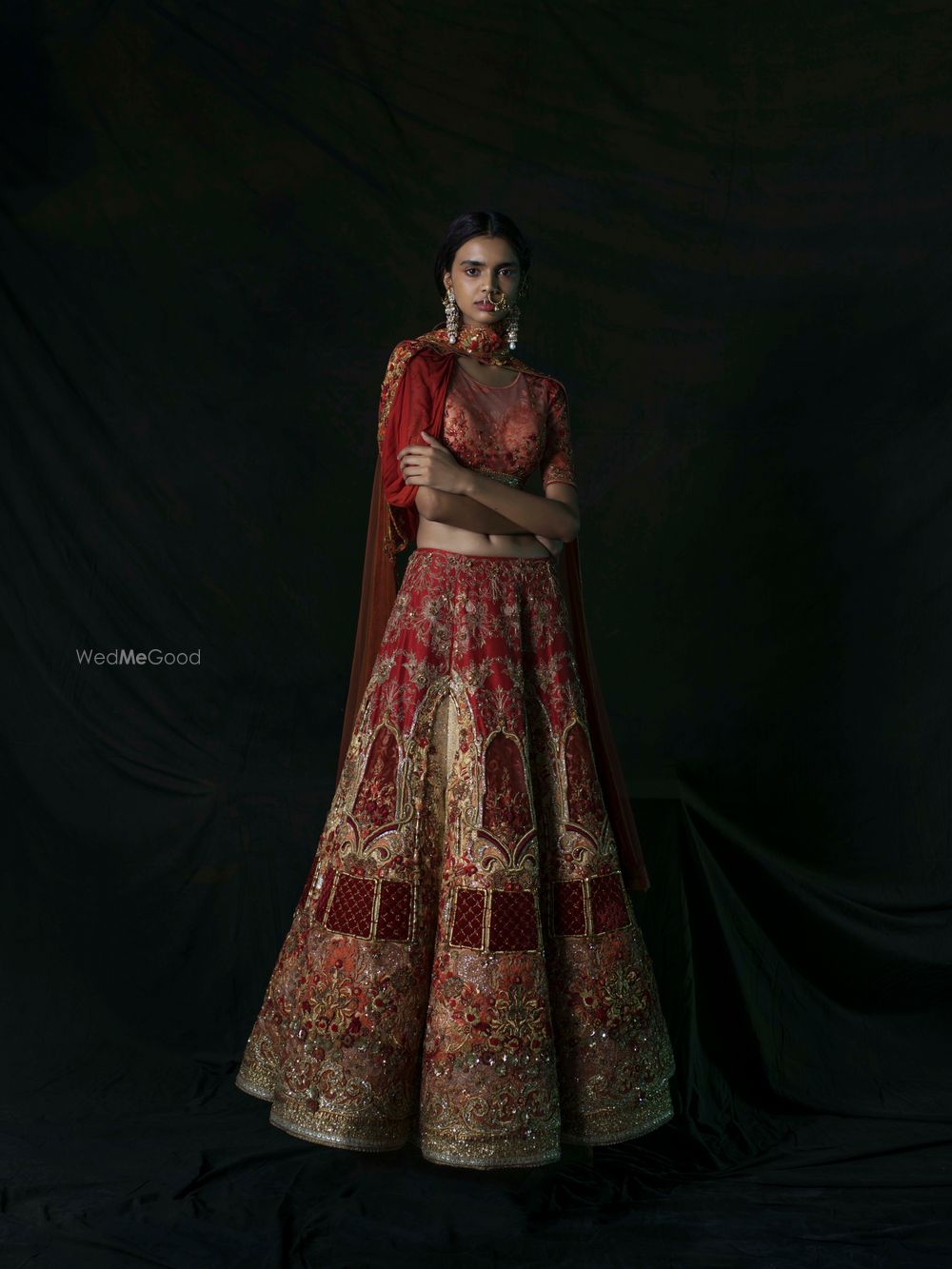 Photo of unusal bridal lehenga