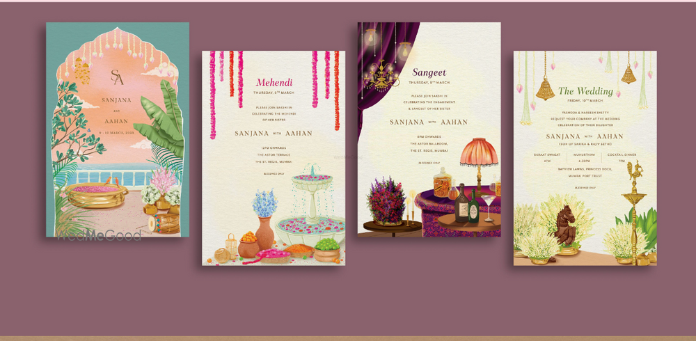 Chand Sitara Wedding Stationery