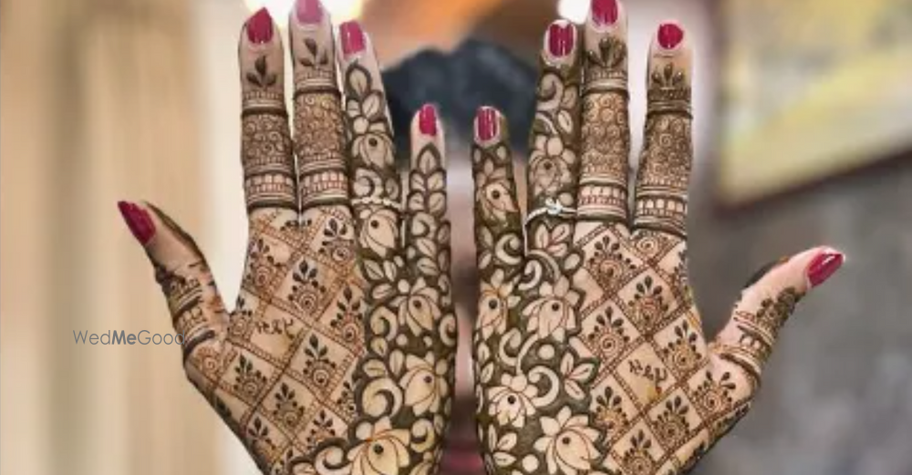 Kajal Gada Mehendi and Makeup