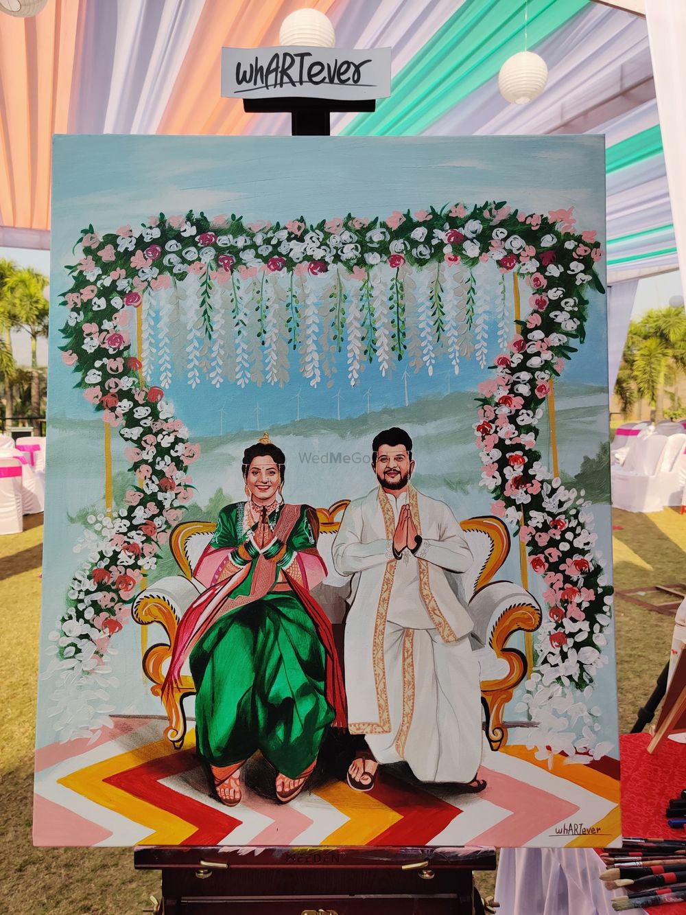 Photo By Live Wedding Painting by whARTever - Wedding Entertainment 