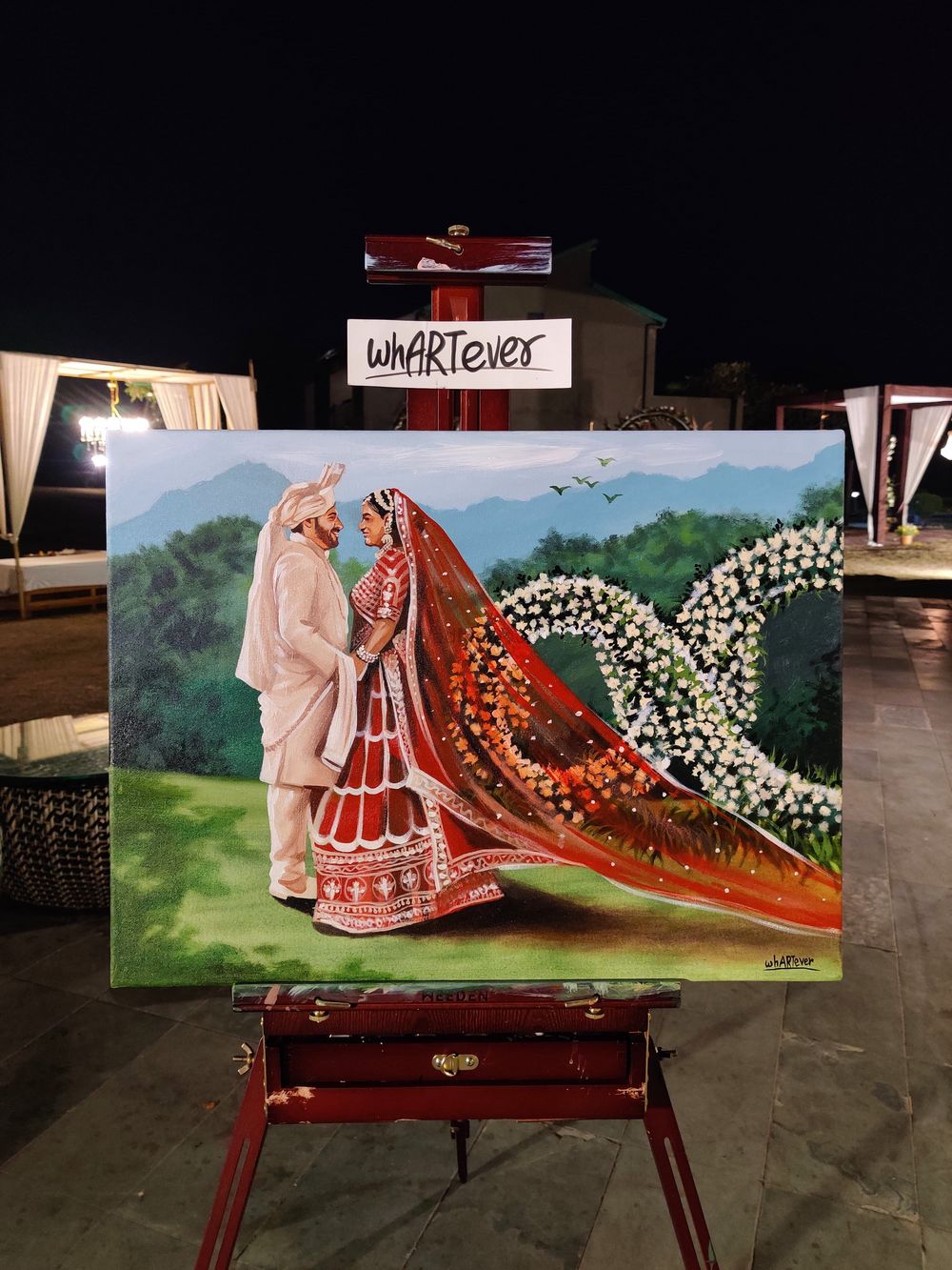 Photo By Live Wedding Painting by whARTever - Wedding Entertainment 