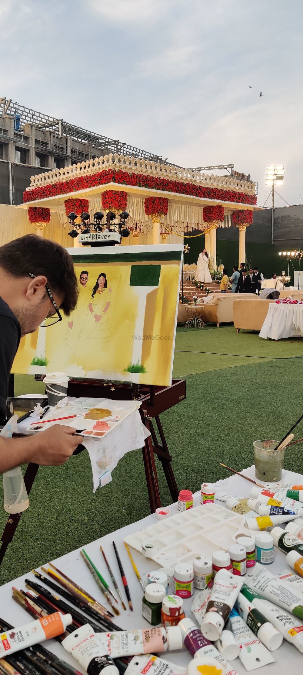 Photo By Live Wedding Painting by whARTever - Wedding Entertainment 