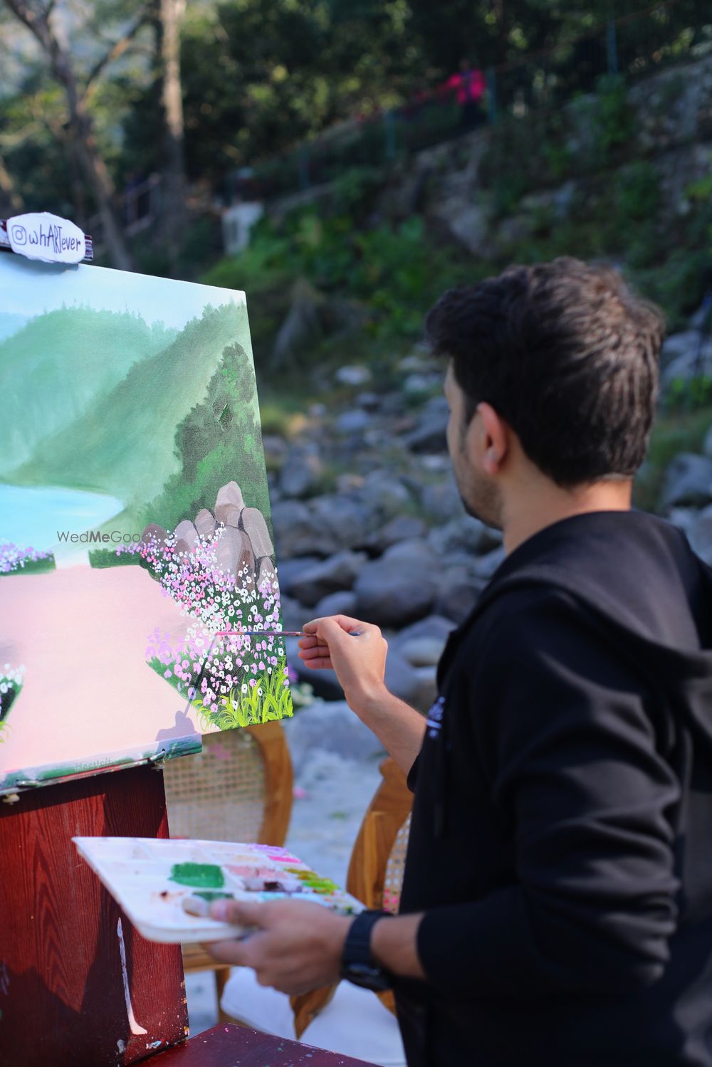 Photo By Live Wedding Painting by whARTever - Wedding Entertainment 