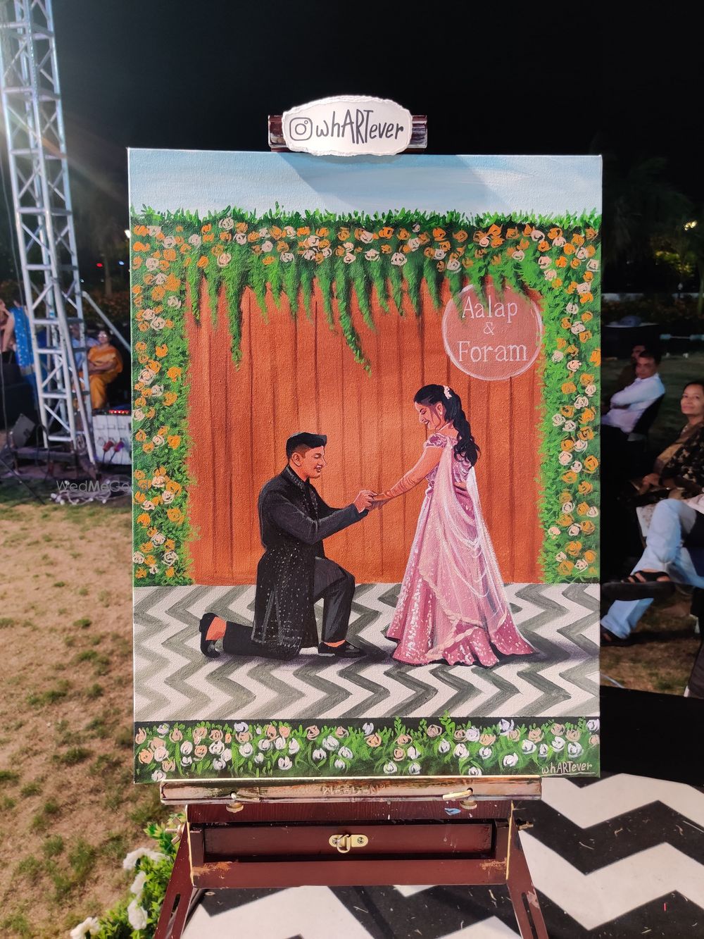 Photo By Live Wedding Painting by whARTever - Wedding Entertainment 