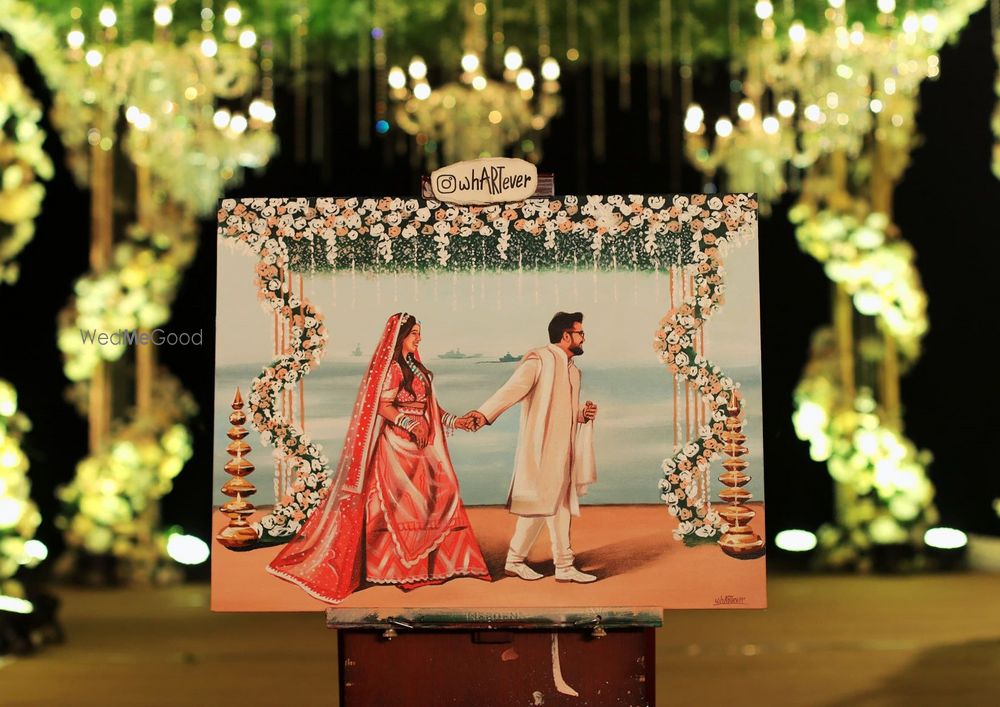 Live Wedding Painting by whARTever