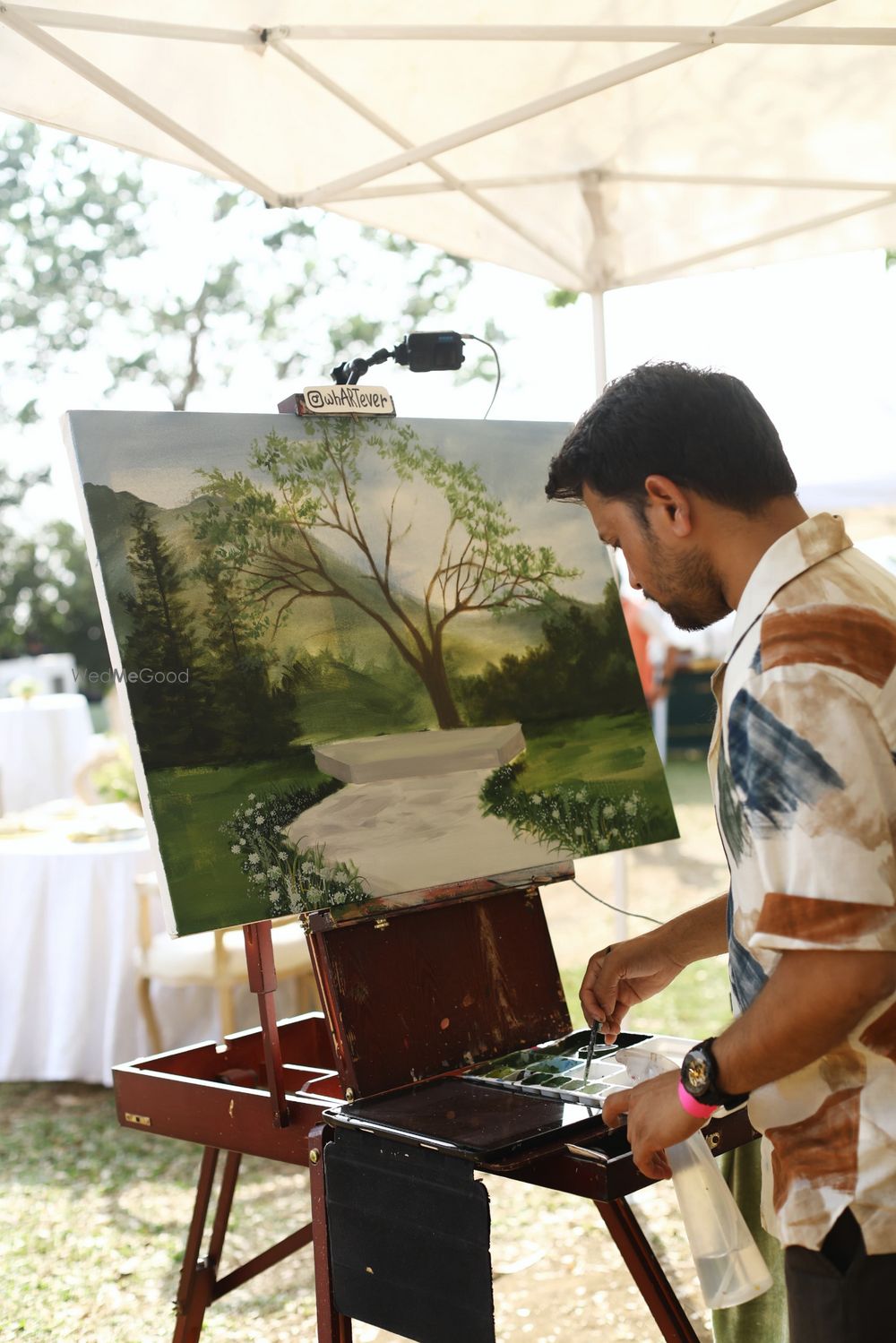 Photo By Live Wedding Painting by whARTever - Wedding Entertainment 