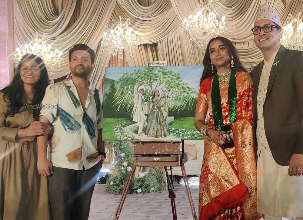 Photo By Live Wedding Painting by whARTever - Wedding Entertainment 