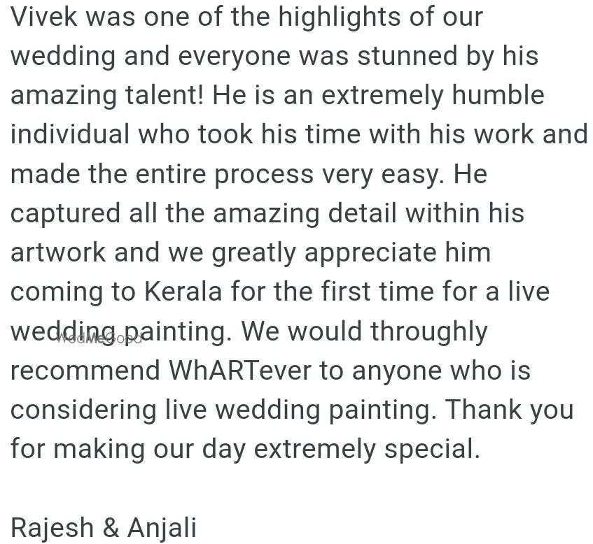 Photo By Live Wedding Painting by whARTever - Wedding Entertainment 