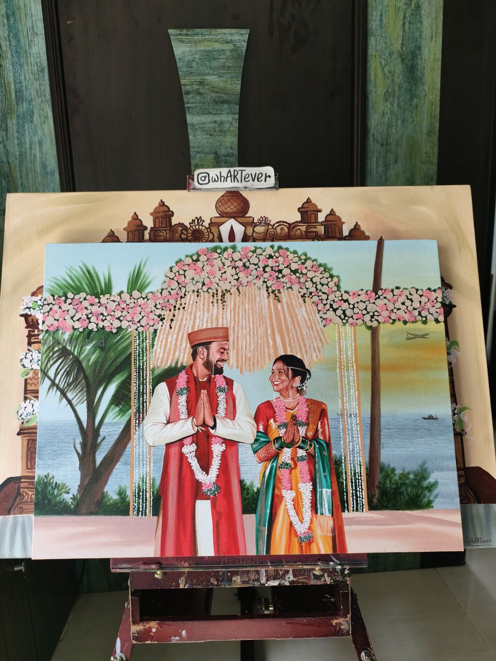 Photo By Live Wedding Painting by whARTever - Wedding Entertainment 