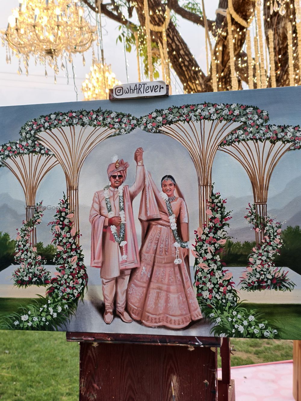 Photo By Live Wedding Painting by whARTever - Wedding Entertainment 