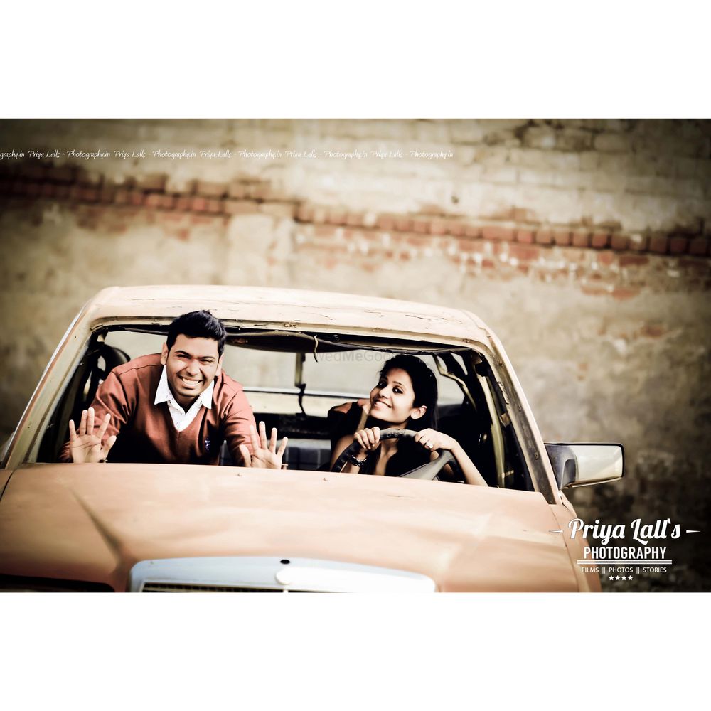 Photo of couple in a car