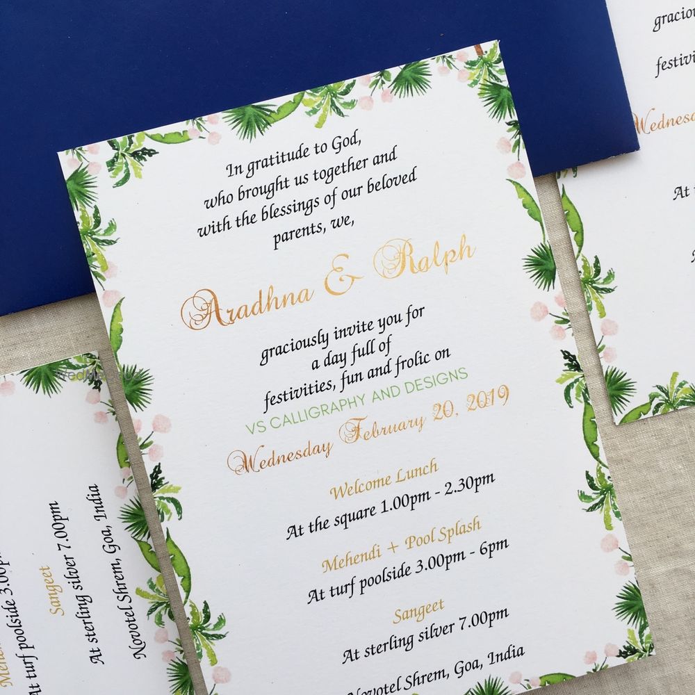 Photo By VS Calligraphy and Designs - Invitations