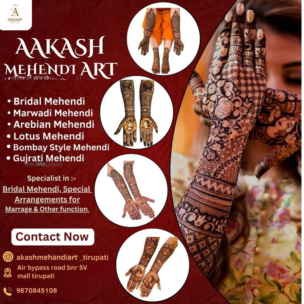 Photo By Aakash Mehandi Art - Mehendi Artist