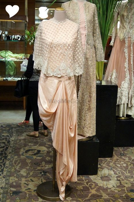 Photo of draped gown sari