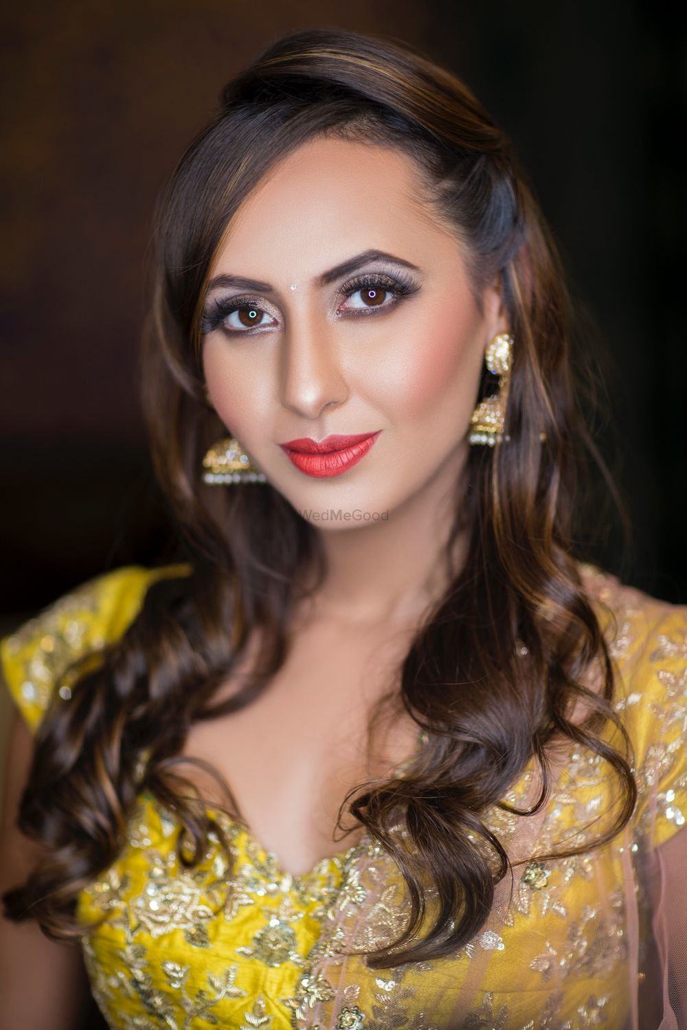 Photo of Beautiful matte makeup look for pre wedding function
