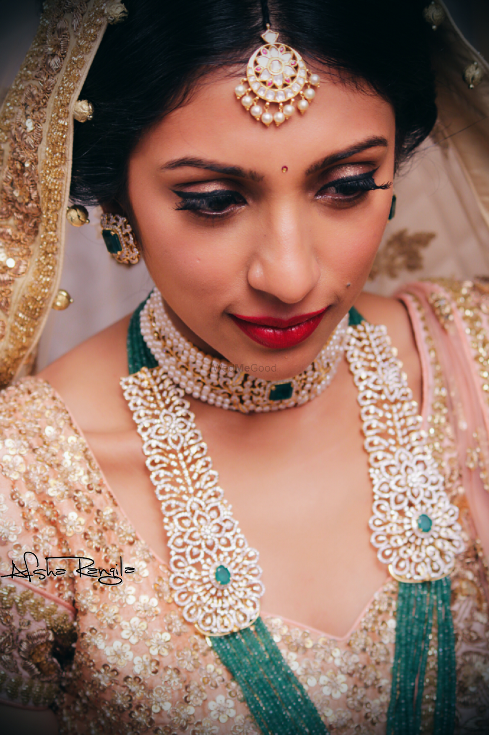 Photo of bridal makeup look