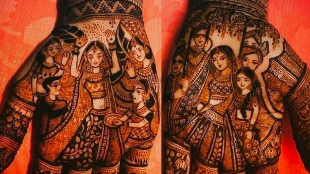 Professional Shah Mehandi Art