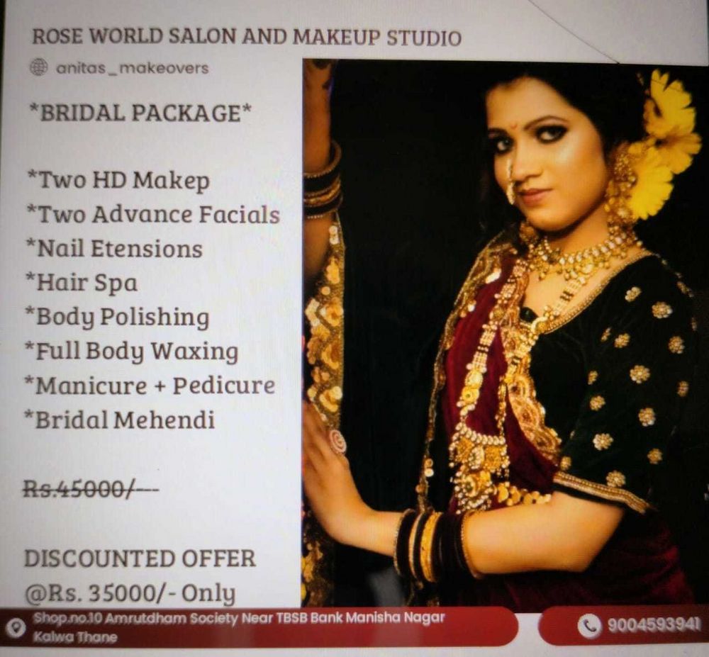 Photo By Rose World Salon and Makeup Studio - Bridal Makeup