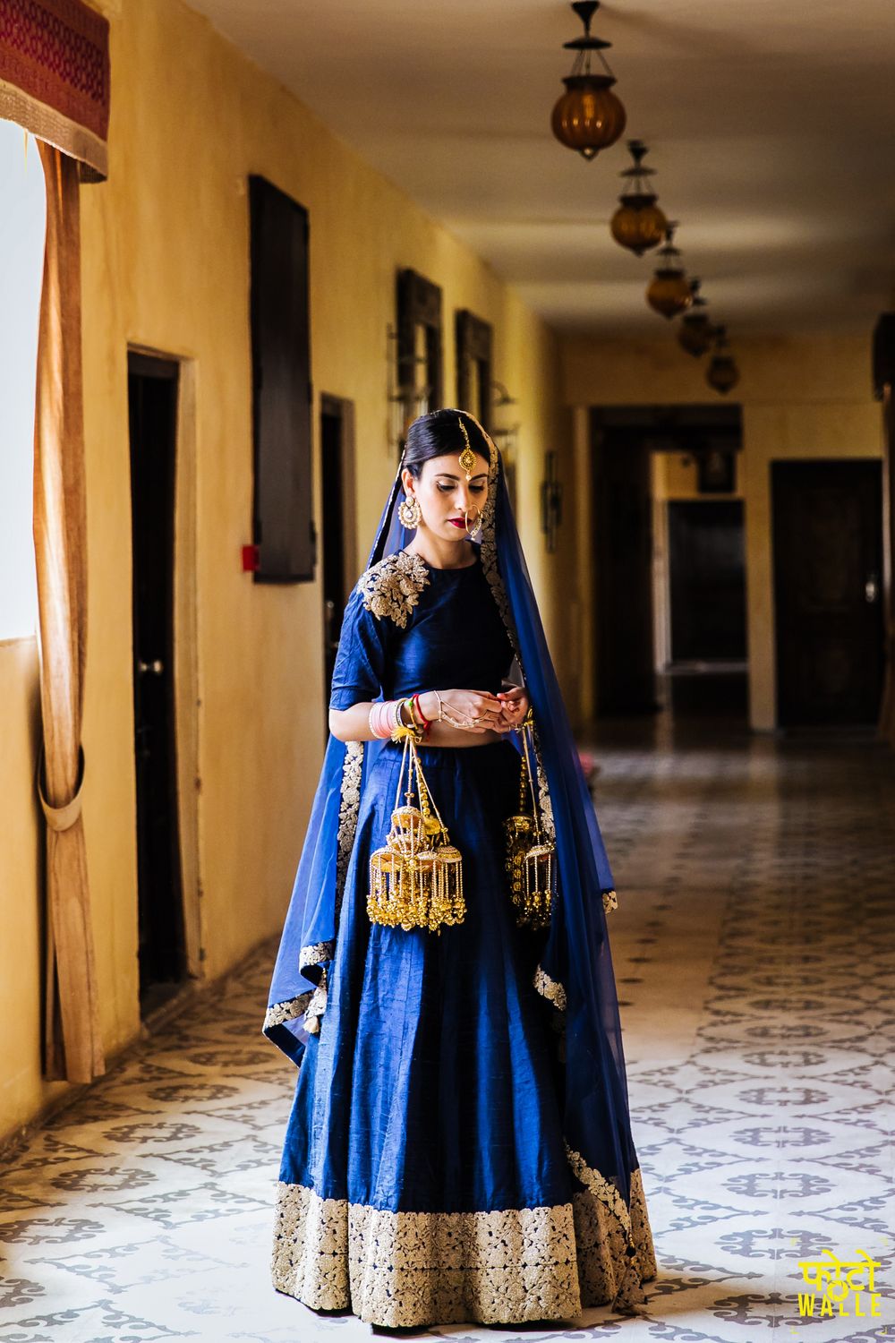 Photo of Bride in blue