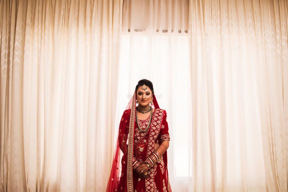 Photo of Red bridal lehenga