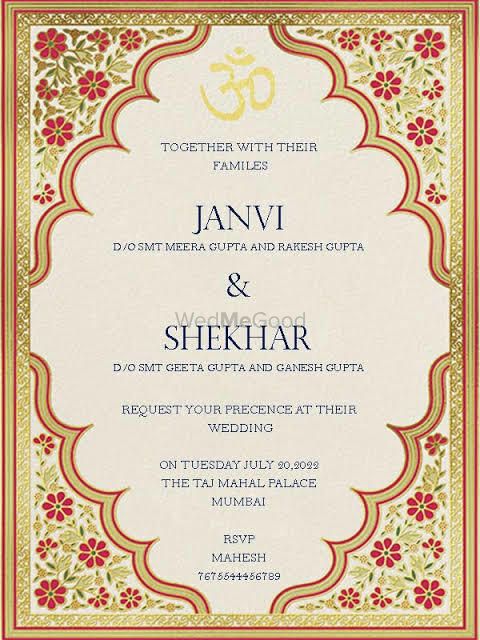 Photo By Purvi Web Invitation - Invitations