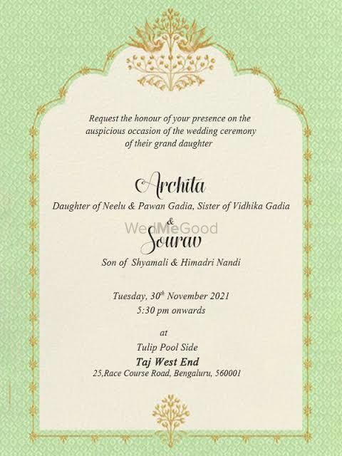 Photo By Purvi Web Invitation - Invitations