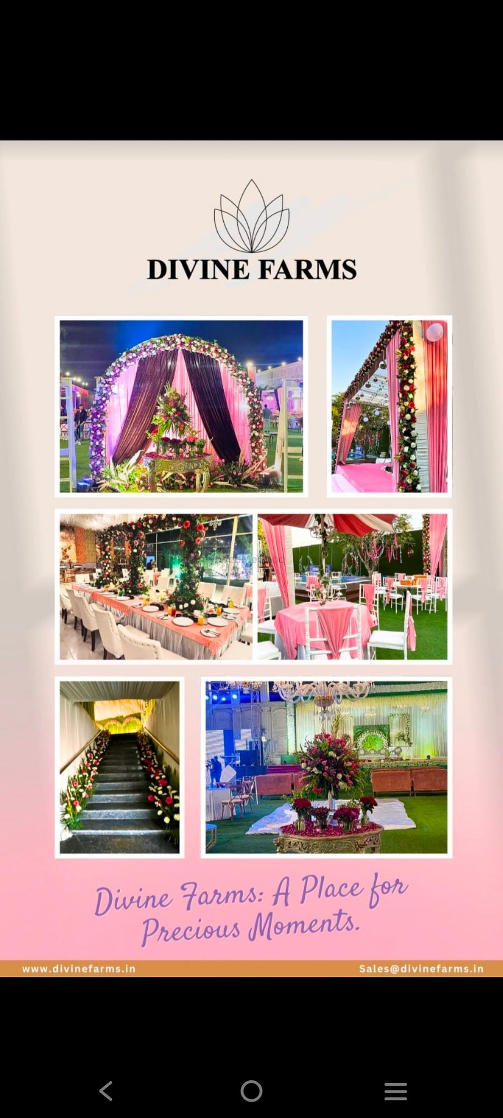 Photo By Divine Farms - Venues