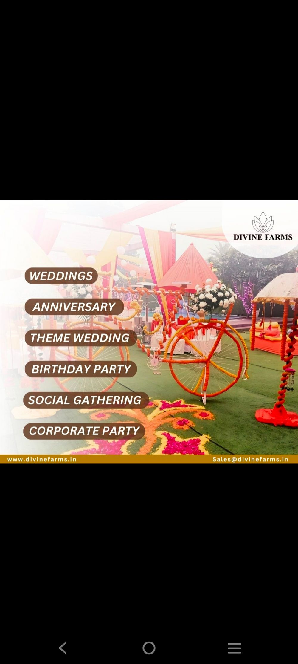 Photo By Divine Farms - Venues