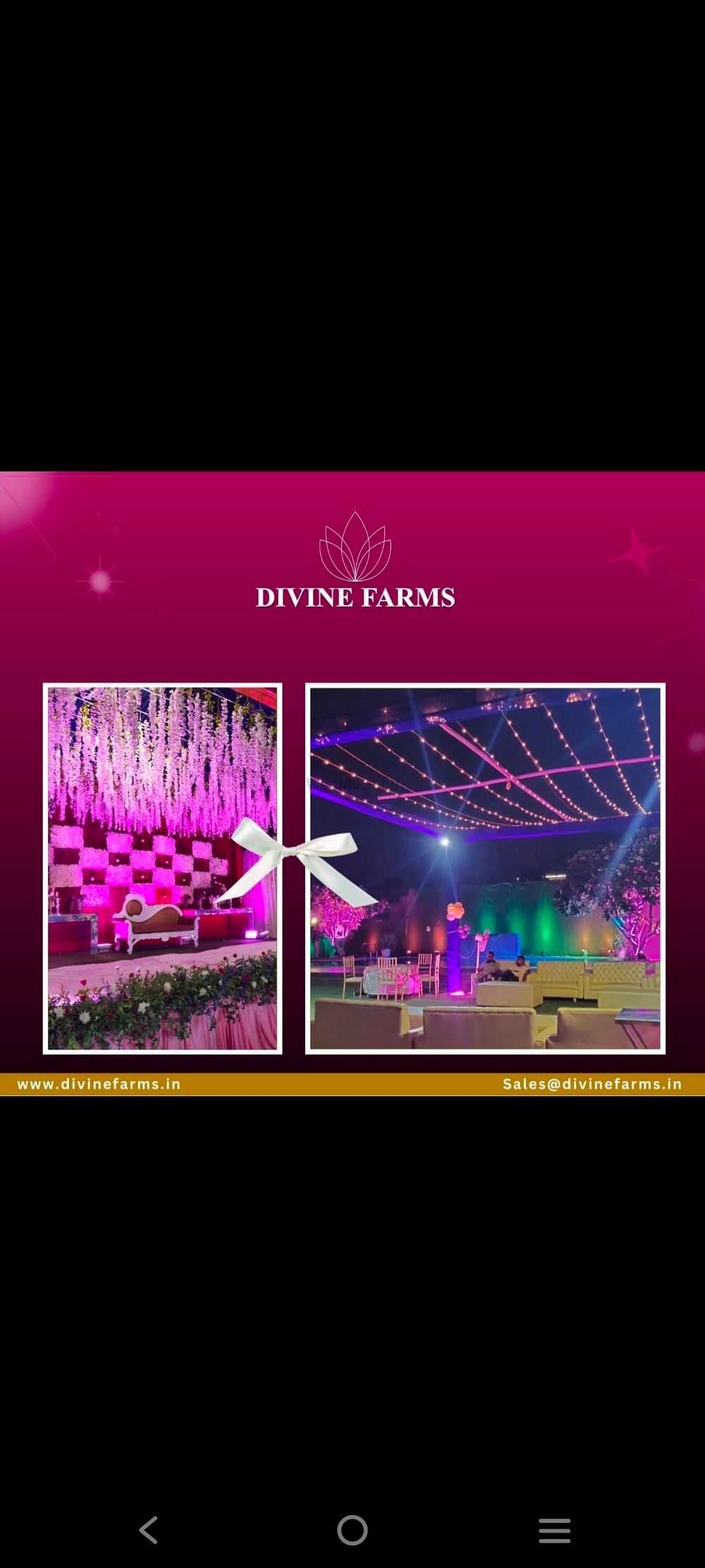 Photo By Divine Farms - Venues