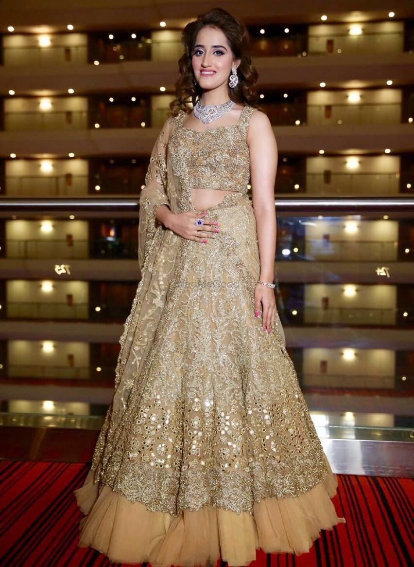 Photo of glitter lehenga