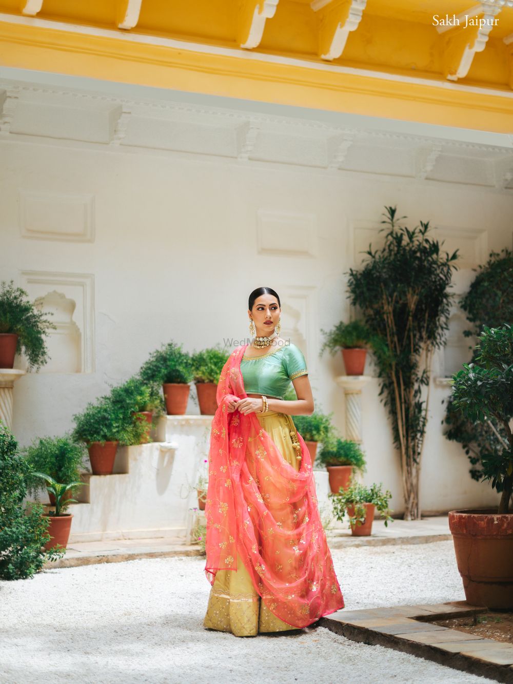 Photo of Light lehenga style for the sister of the bride or the groom