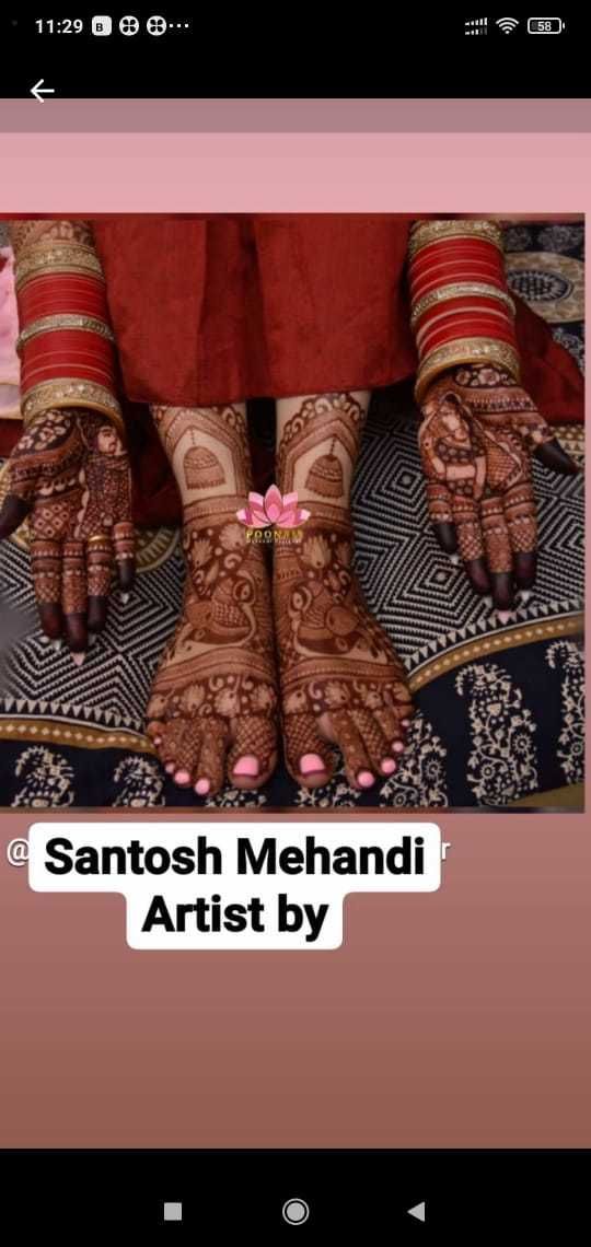 Photo By Santosh Mehendi Artist - Mehendi Artist