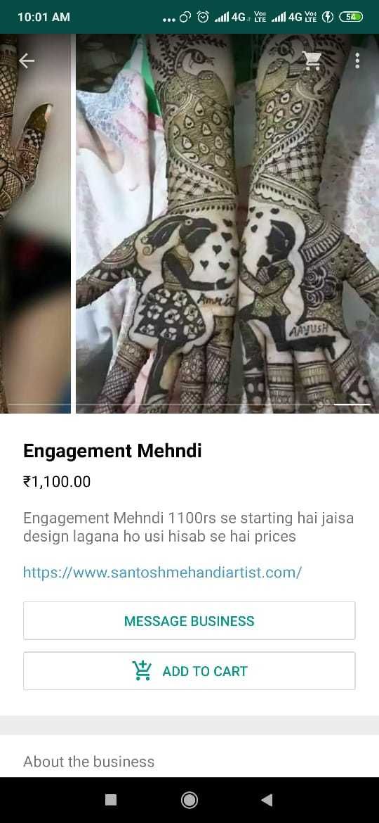 Photo By Santosh Mehendi Artist - Mehendi Artist