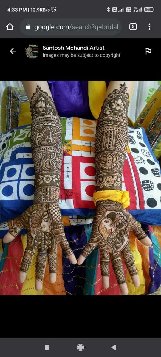 Photo By Santosh Mehendi Artist - Mehendi Artist