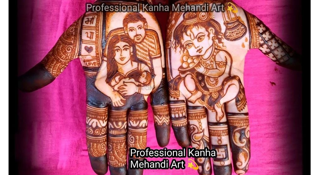 Professional Kanha Mehandi Art
