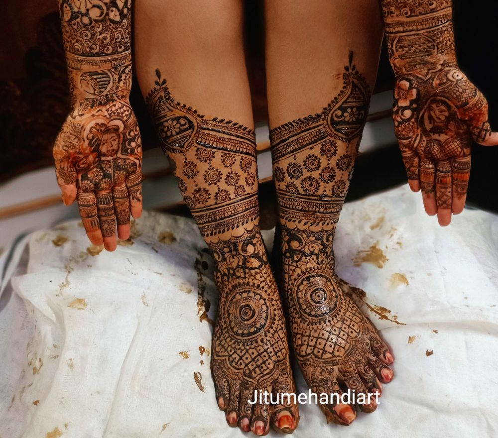 Photo By Jitu Mehendi Art - Mehendi Artist