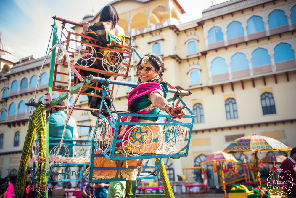 Photo of Giant wheel in mehendi function for guests