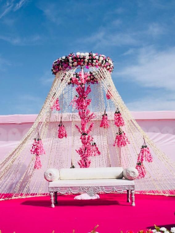 Light Pink Wedding Decor Photo stage decor